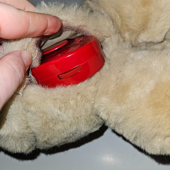 VTG Heart to Heart Bear Plush WORKING HEART 18" Teddy (no clothes) Chosun 1986 - Picture 9 of 15